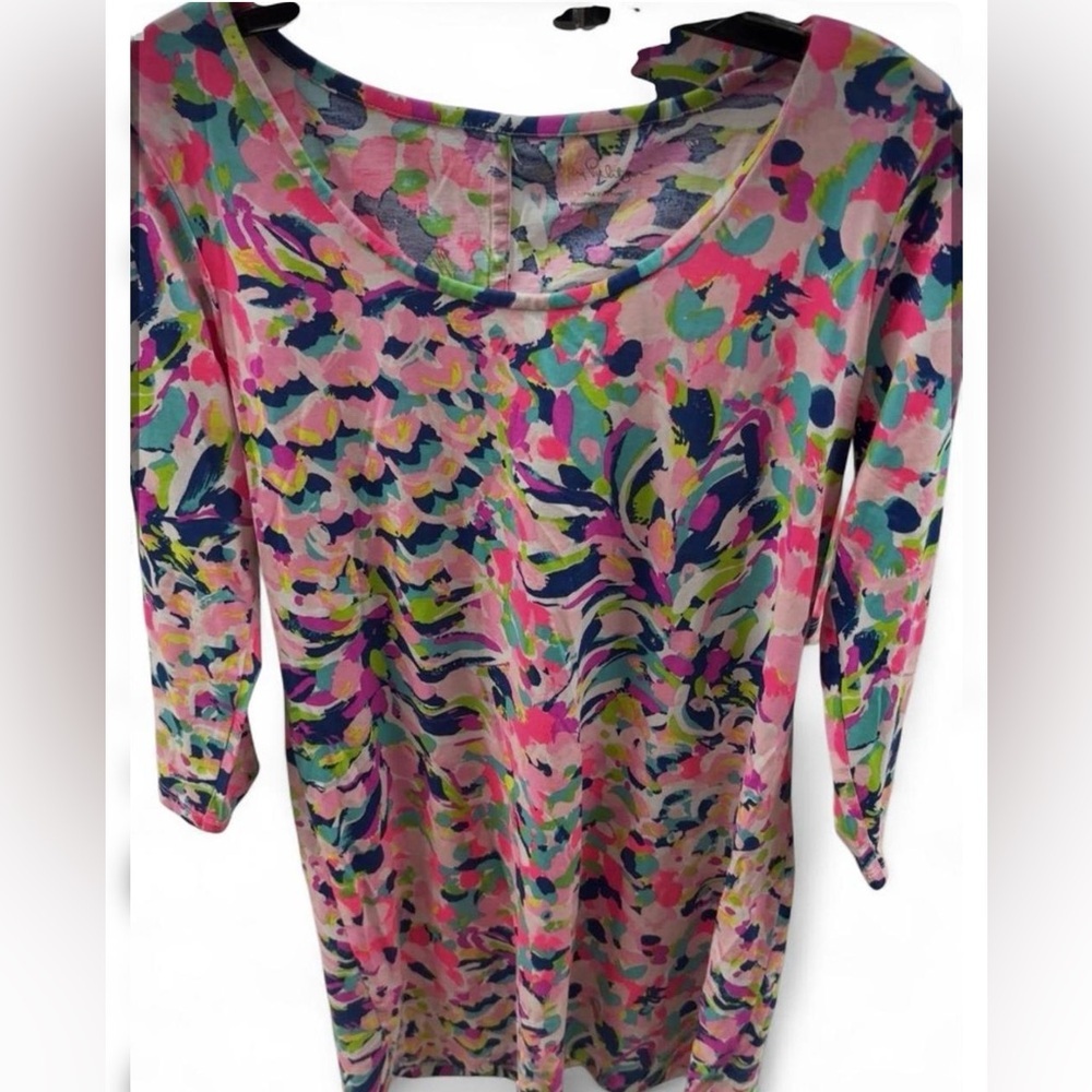 Lilly Pulitzer Beacon Dress Pina Colada Club - Picture 2 of 2